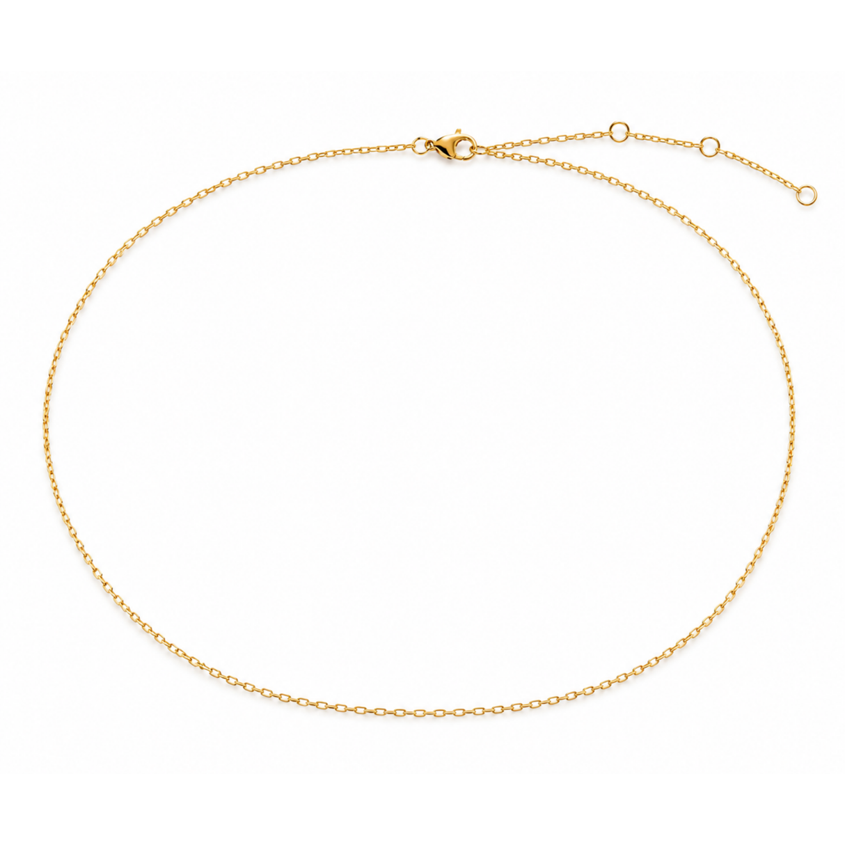 Lanț Argint 925 placat cu Aur 18K unisex elegant