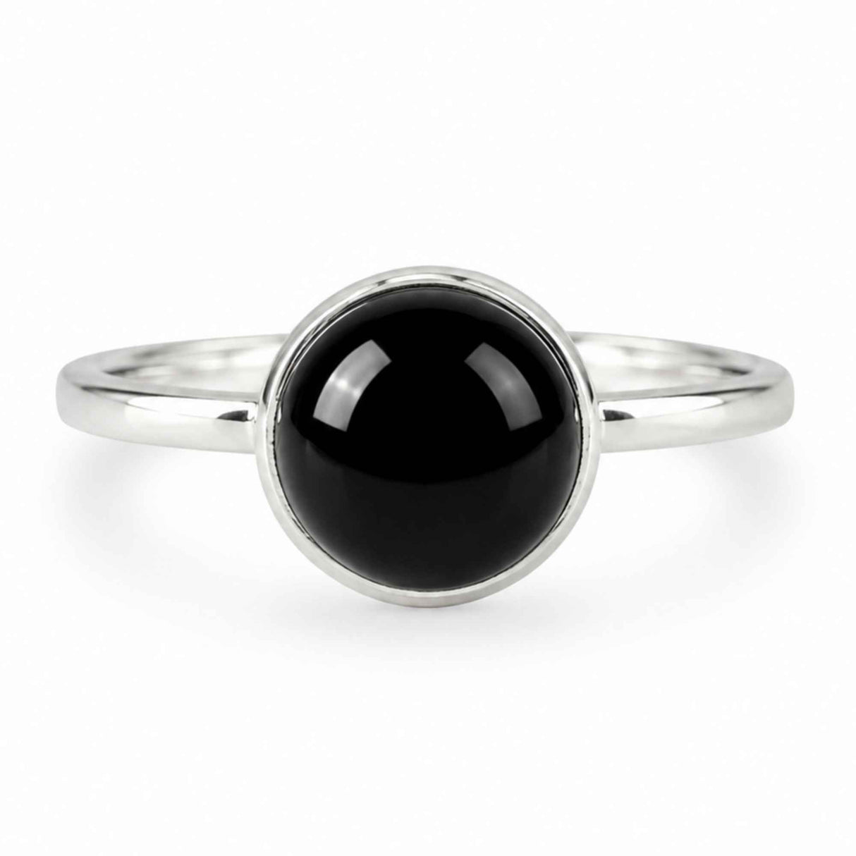 Men's 925 Sterling Silver Ring with Onyx – Protection and Masculine Elegance