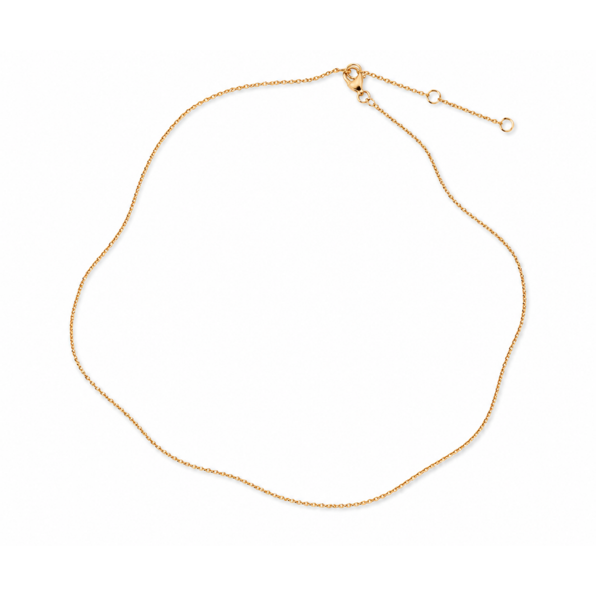 Lanț Argint 925 placat cu Aur 18K unisex cu zale fine