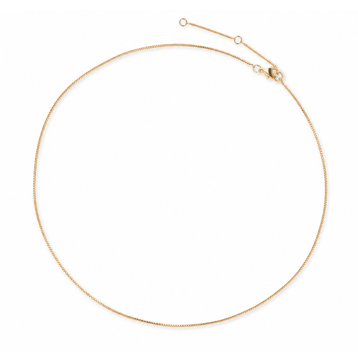 Lanț Argint 925 placat cu Aur 18K unisex fin