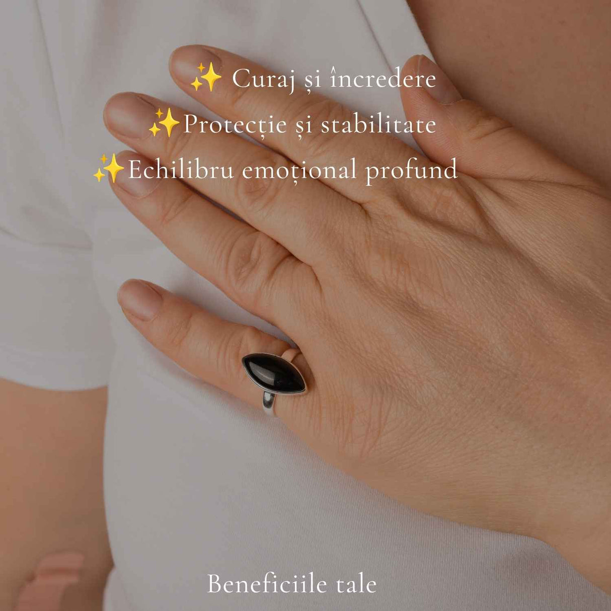 Men's 925 Sterling Silver Ring with Onyx – Protection and Masculine Elegance