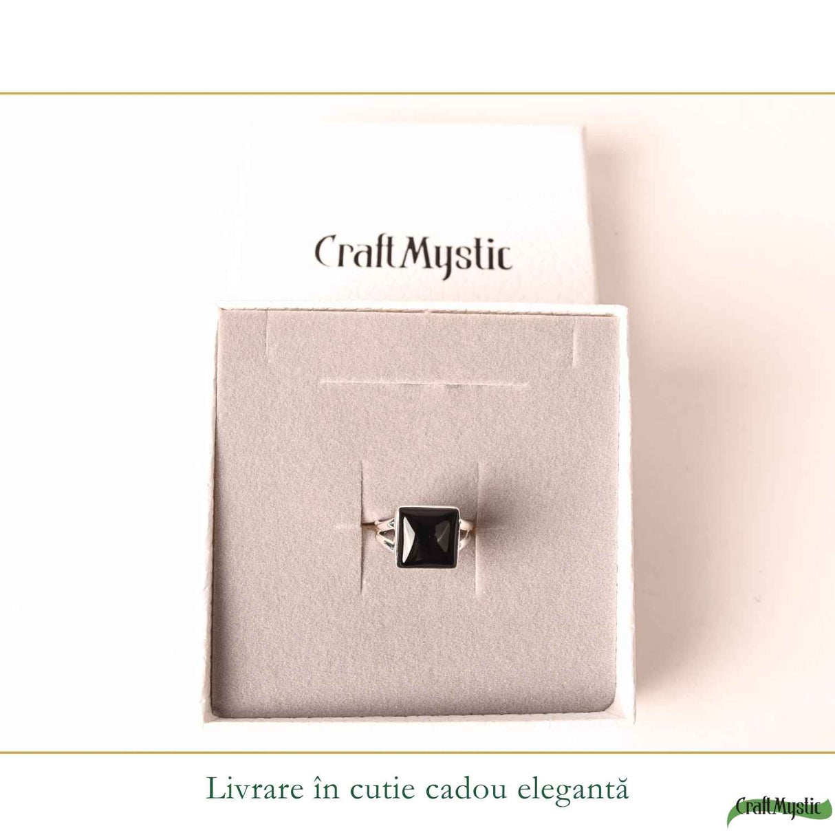 Men's 925 Sterling Silver Ring with Onyx – Protection and Masculine Elegance