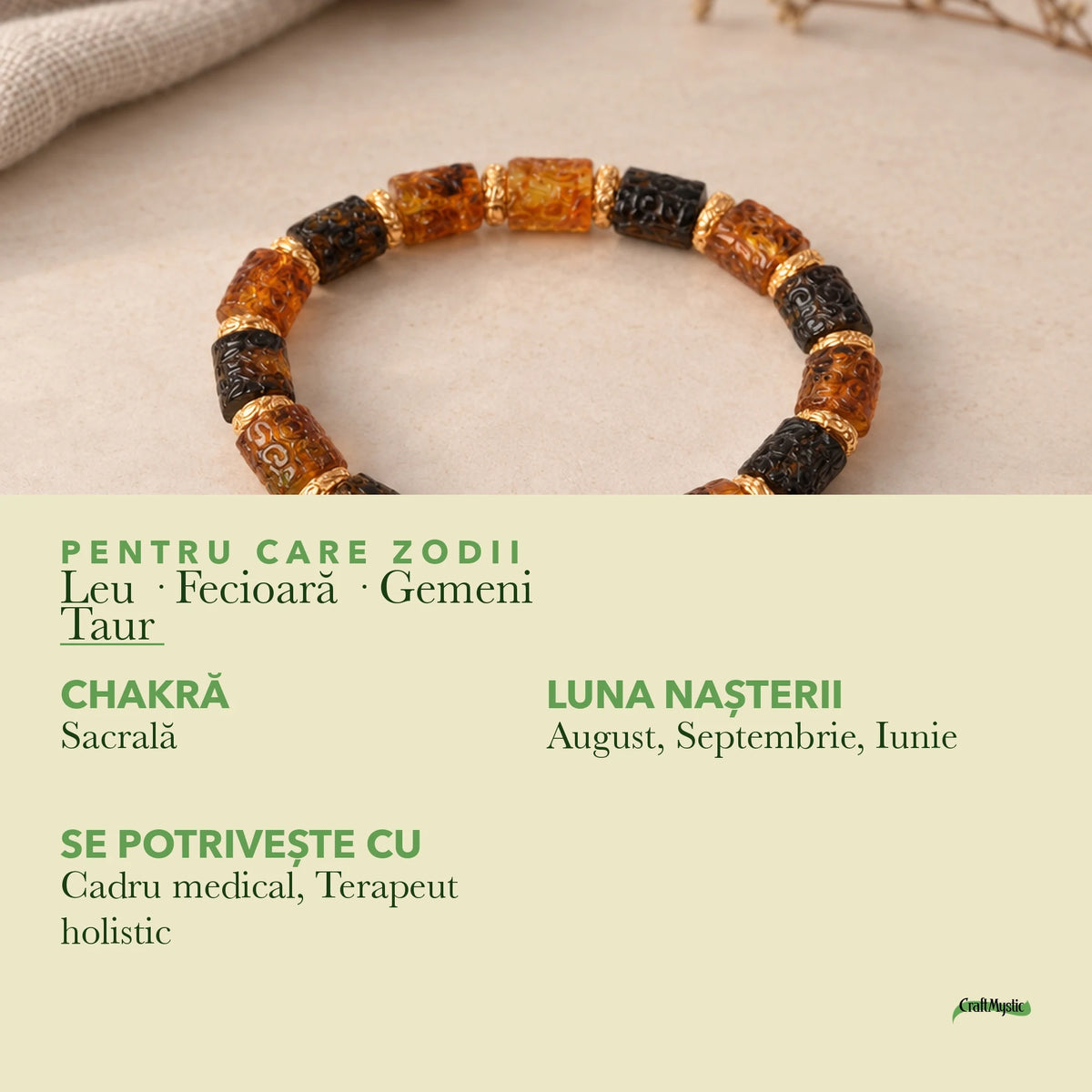 Zodiile cărora li se potrivește Chihlimbar