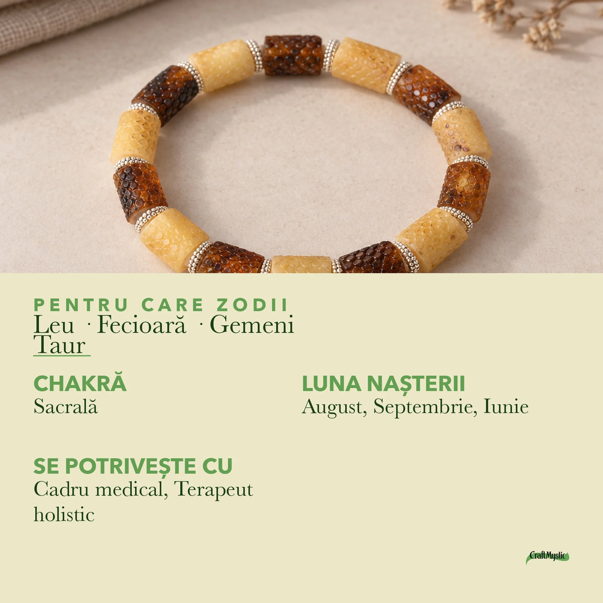 Zodiile cărora li se potrivește Chihlimbar