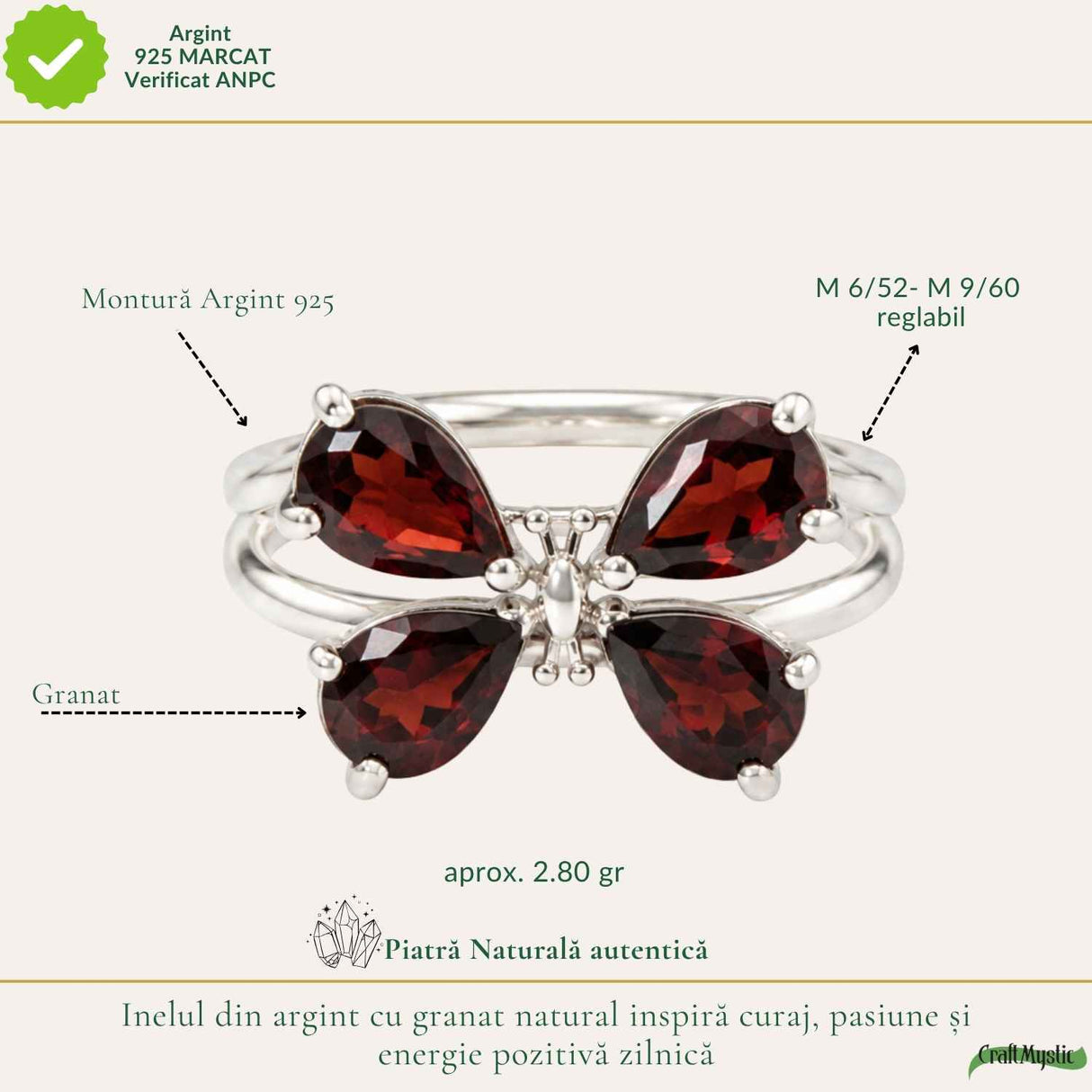 Elegant Bracelet with 3mm Faceted Natural Garnet – Passion and Natural Elegance