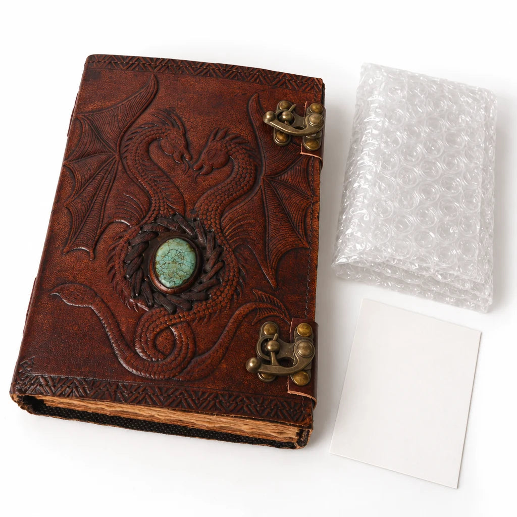 Jurnal cu Turcoaz în cutia cadou CraftMystic, cu certificatul de calitate