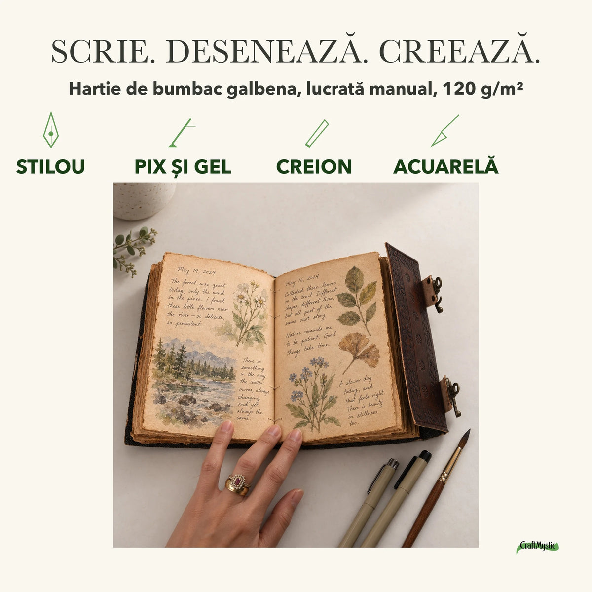 Jurnal cu Turcoaz — CraftMystic