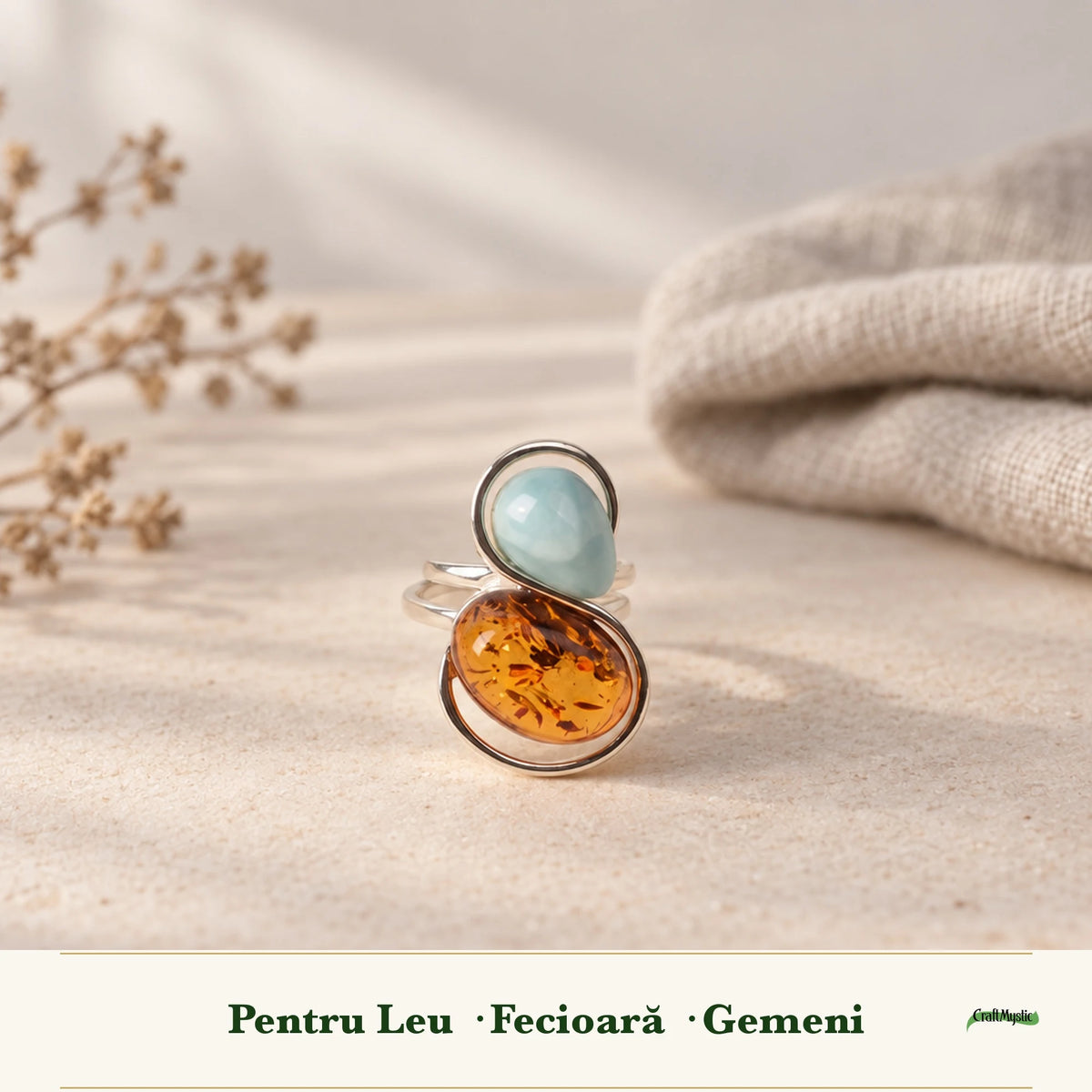 Zodiile cărora li se potrivește Chihlimbar și Larimar