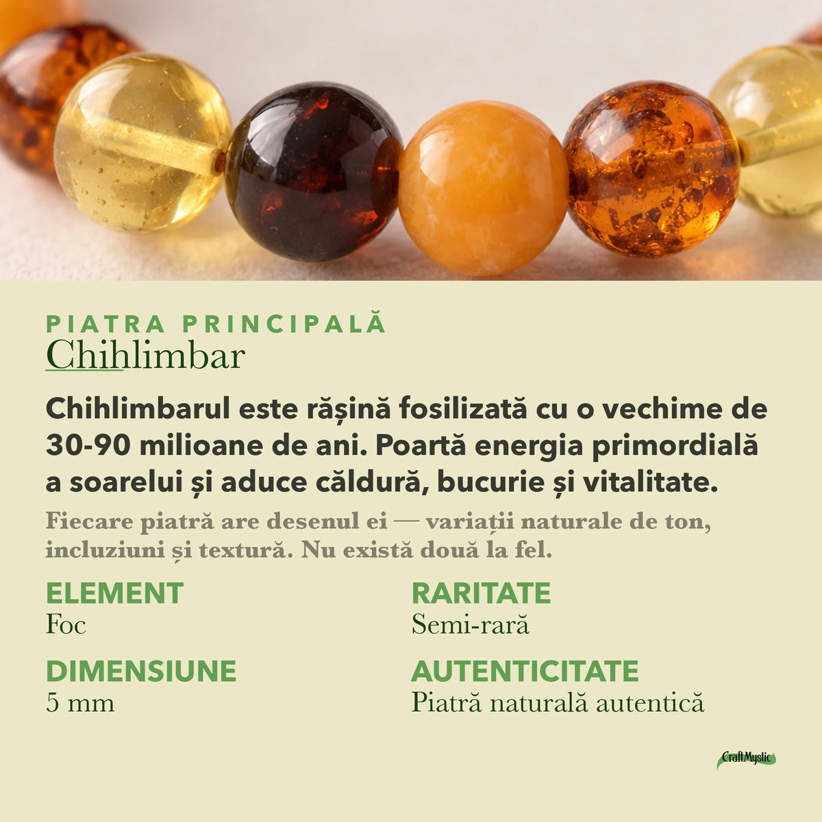 Despre Chihlimbar: semnificație și date