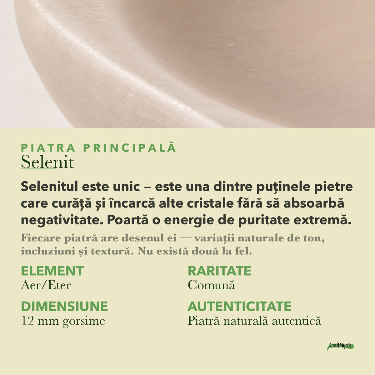 Despre Selenit: semnificație și date