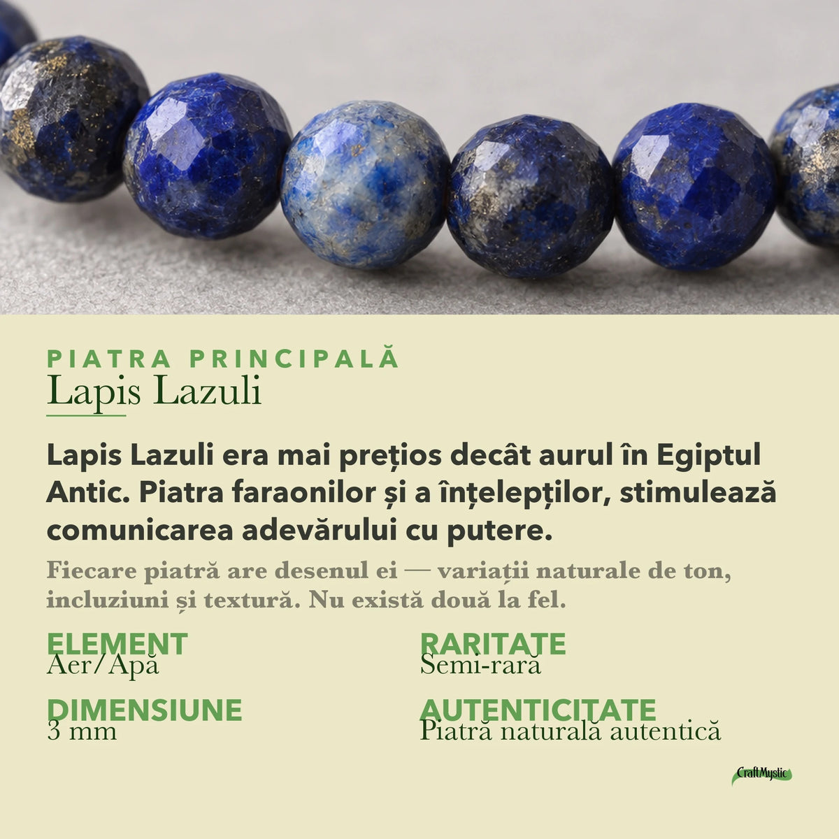 Despre Lapis Lazuli: semnificație și date