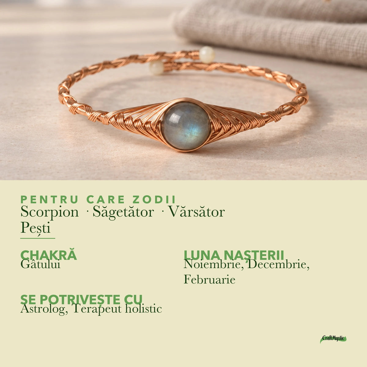 Zodiile cărora li se potrivește Labradorit