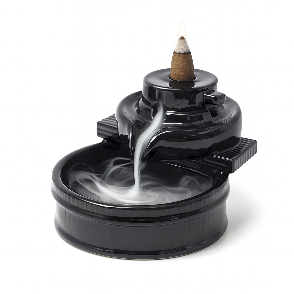 Suport pentru Conuri Backflow Zen Flow – Design Minimalist