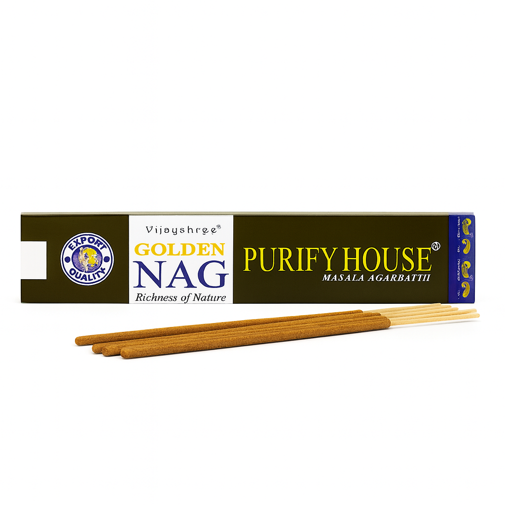 Betisoare Parfumate Golden Nag Purify House - Aroma de Curatare, Claritate si Armonie in Spatiu