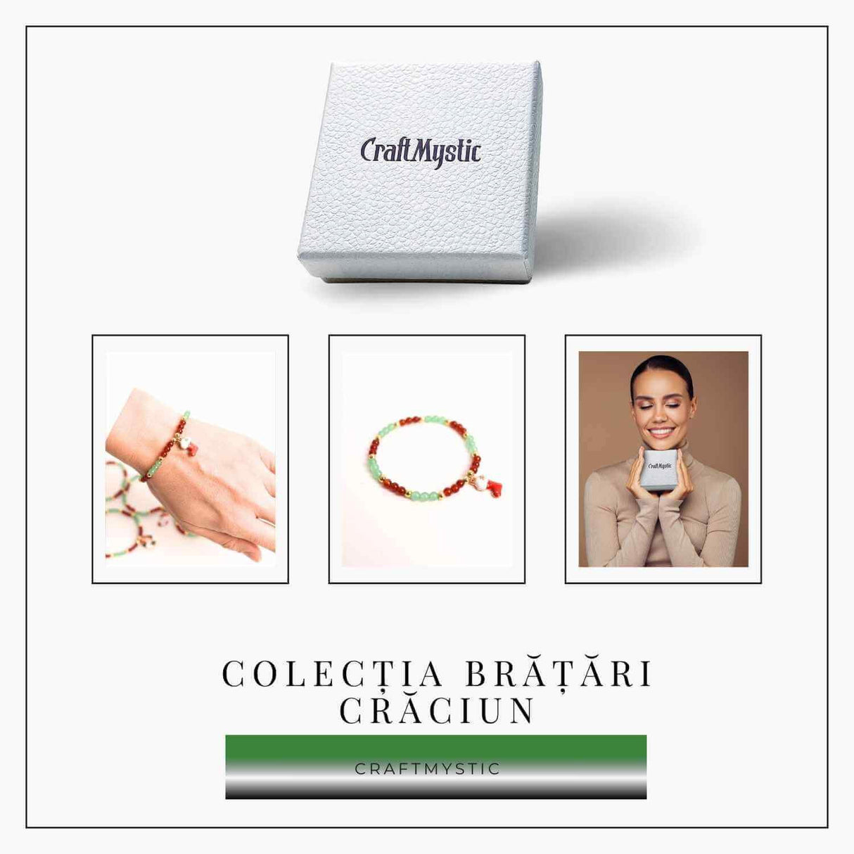 Bratara Agat rosu si aventurin verde accesoriu mix- eleganta si noroc
