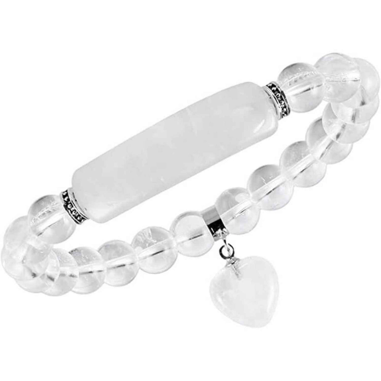Bratara Zen Cuart Transparent 8mm - Claritate si Energii Pozitive