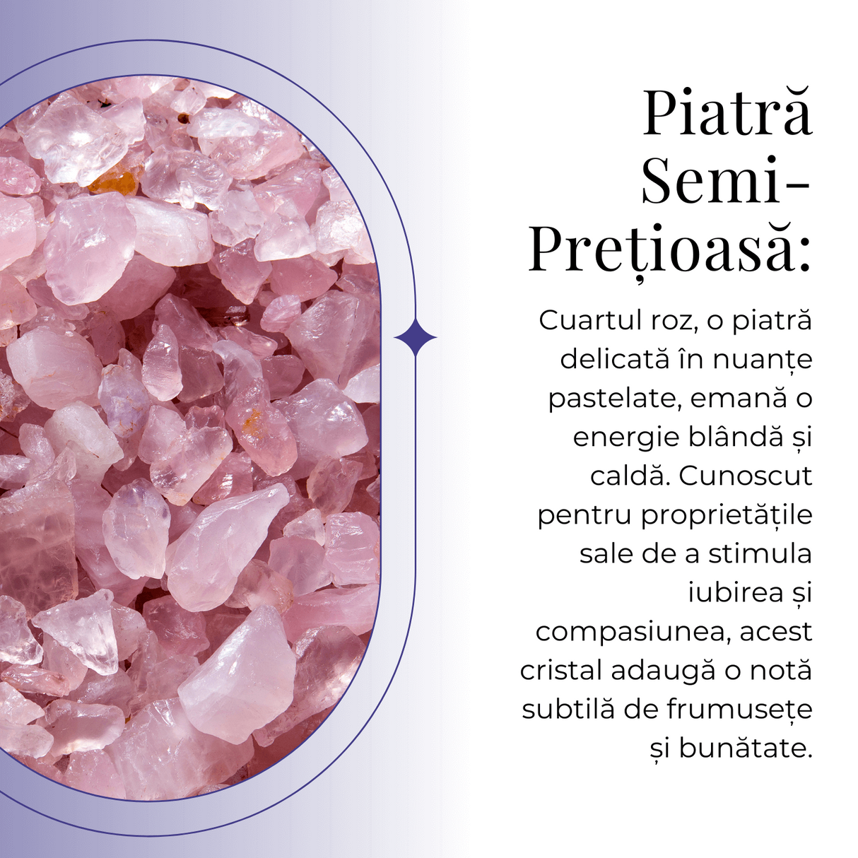 Breloc cu Mana Fatimei - Protectie, Noroc si Energie Pozitiva - Cuart Roz