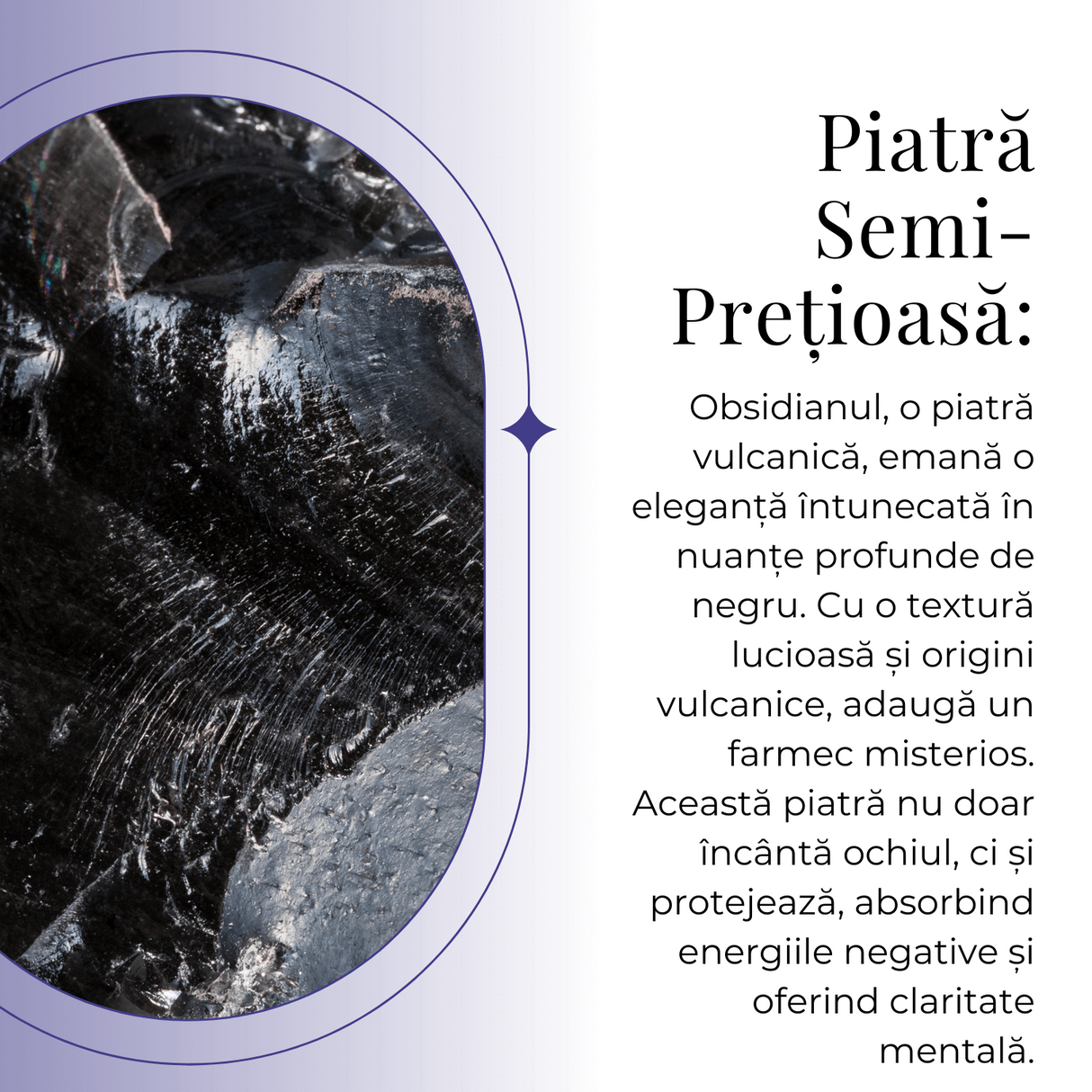 Breloc cu Mana Fatimei - Protectie, Noroc si Energie Pozitiva - Obsidian