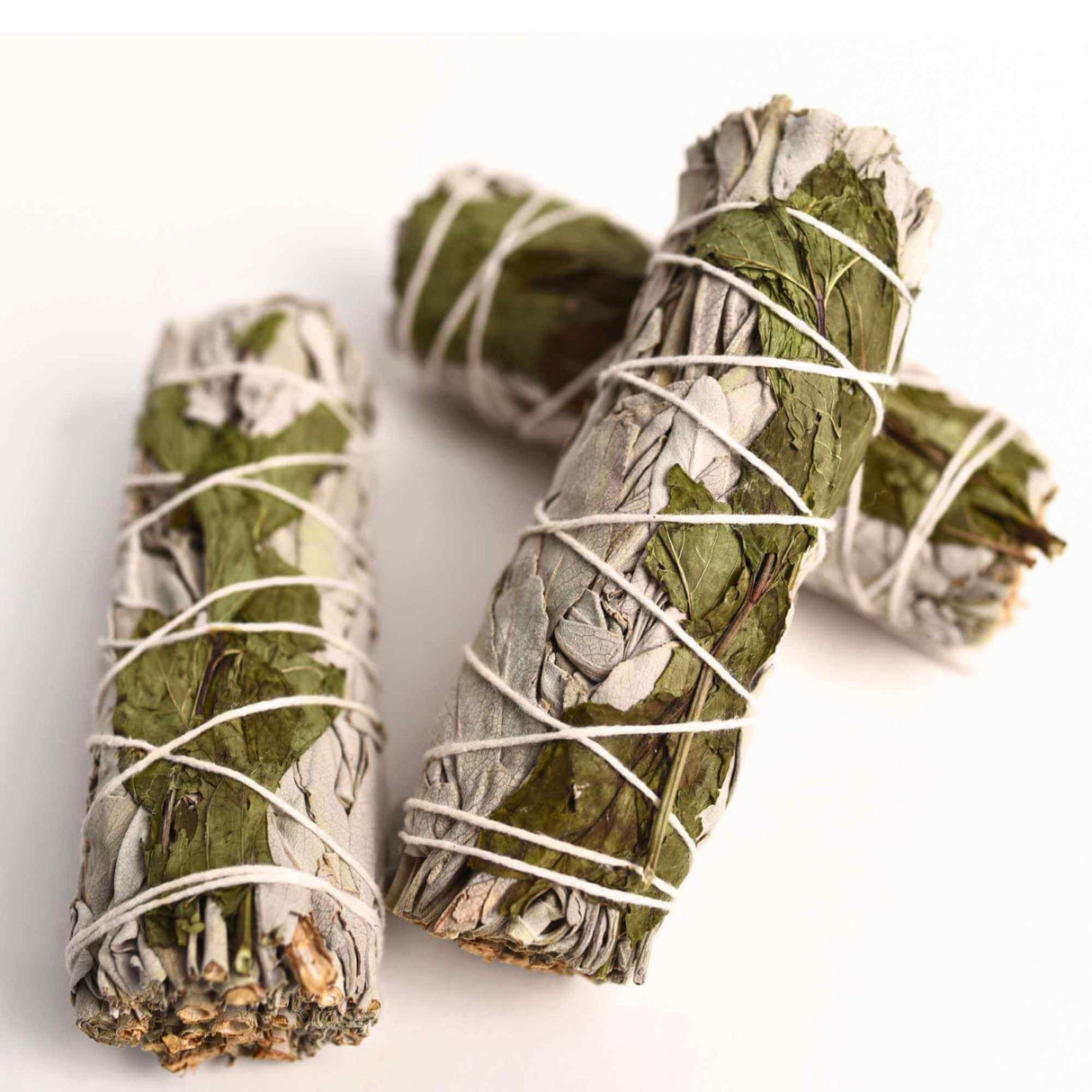 Buchet Salvie Alba California cu Menta - Purificare si Revitalizare