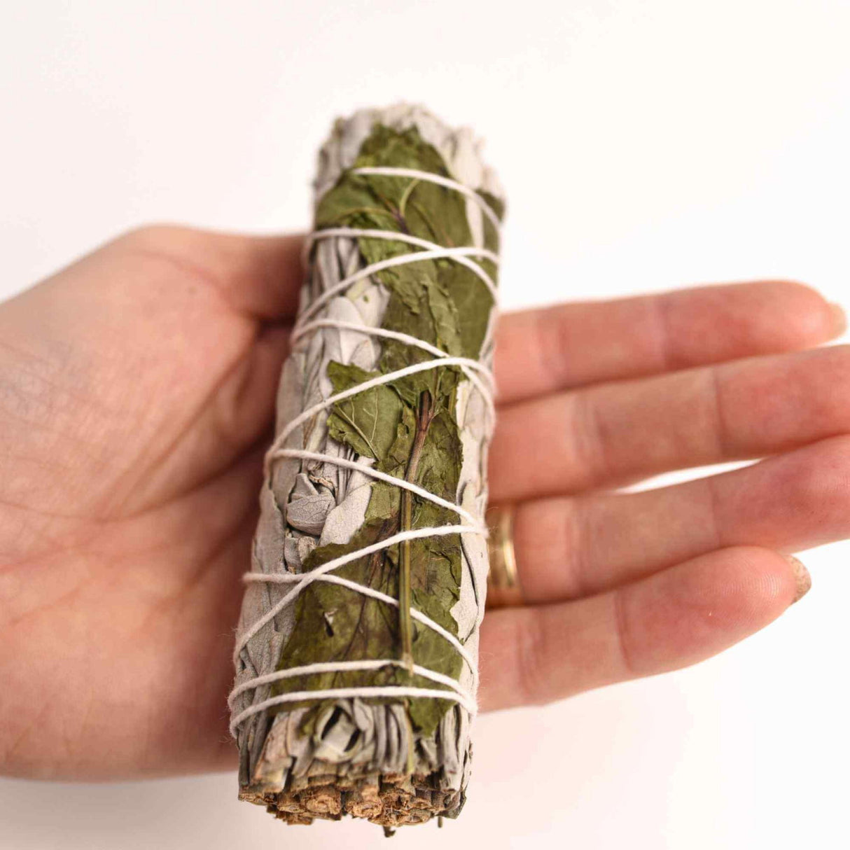 Buchet Salvie Alba California cu Menta - Purificare si Revitalizare