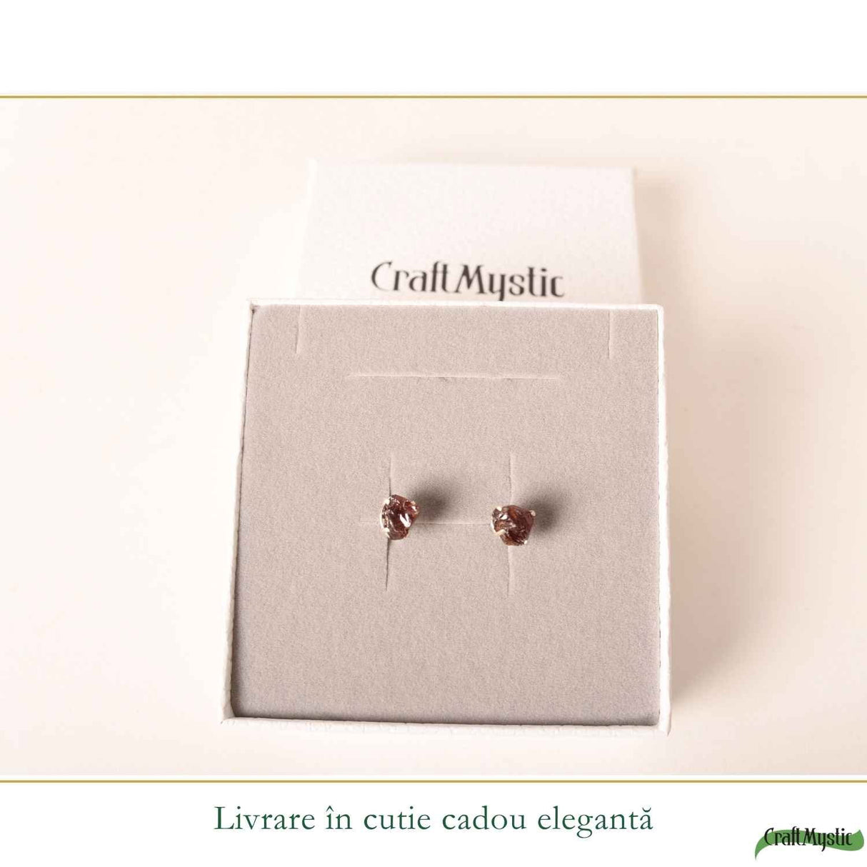 Cercei Argint 925 cu Granat Oval – Energie, Pasiune si Stabilitate