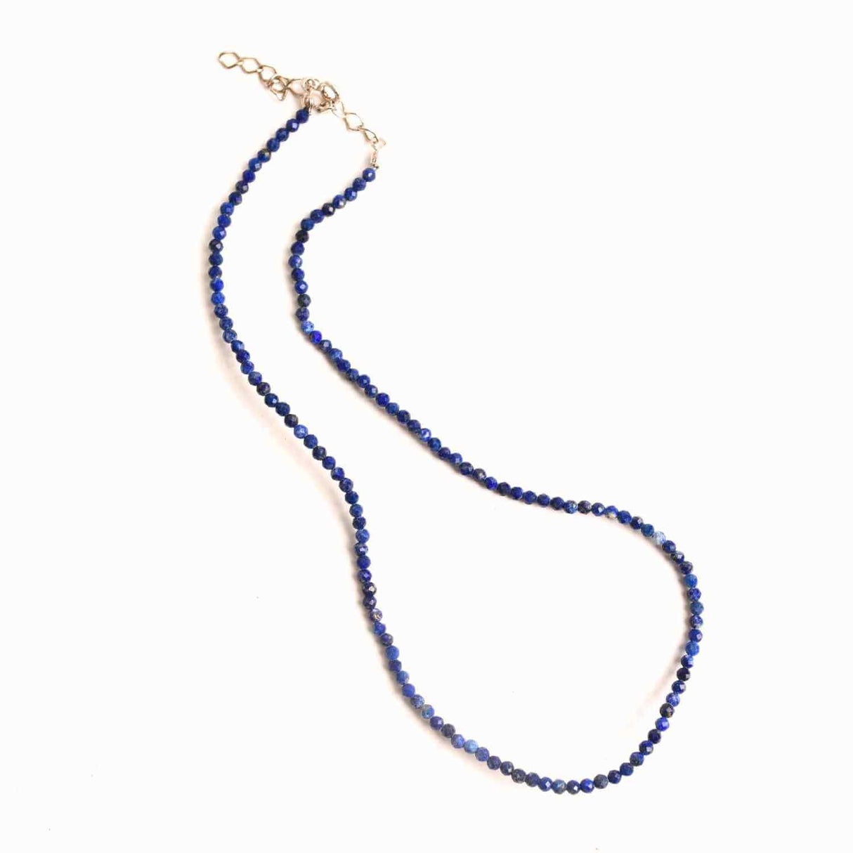 Claritate si Adevar Interior - Colier din Argint 925 cu Lapis Lazuli Fatetat