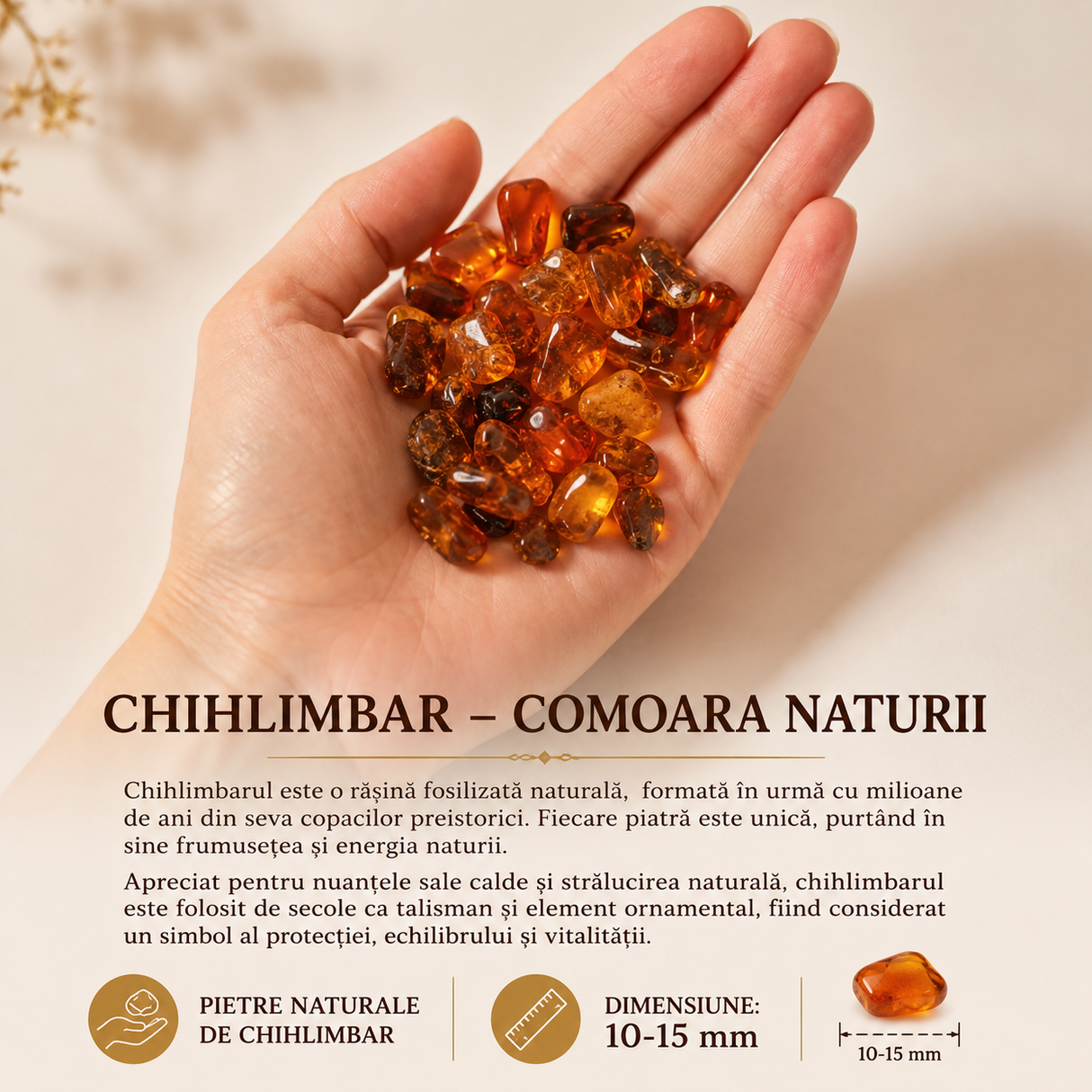 Pietre Naturale de Chihlimbar – Vitalitate, Caldura si Energie Pozitiva