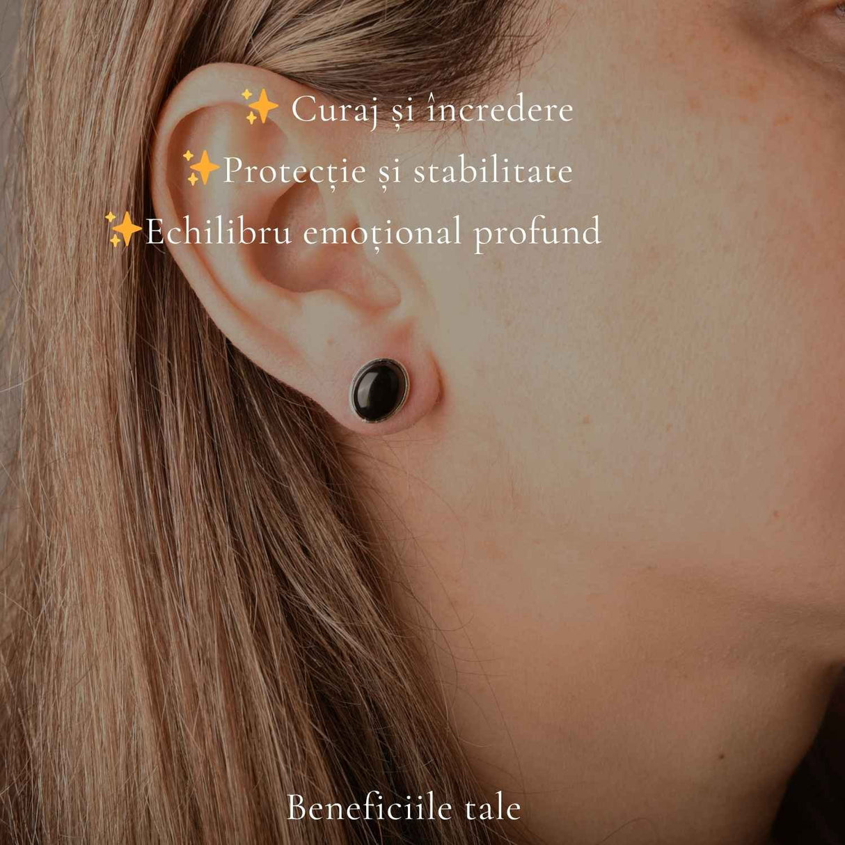 Cercei Argint 925 cu Onix Natural Oval – Eleganta si Protectie Feminina