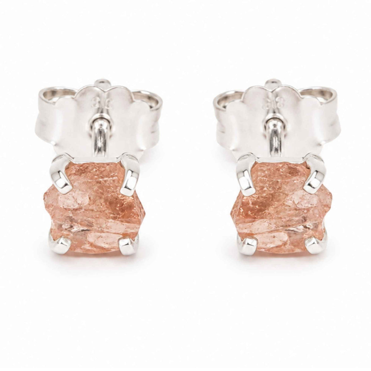 Cercei Argint 925 cu Topaz Imperial Brut – Eleganta Calda si Energie Luminoasa