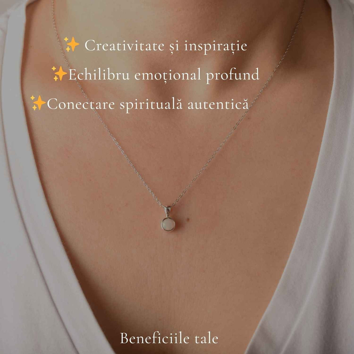 Colier Argint 925 cu Opal Etiopian Lacrima – Intuitie si Echilibru Emotional