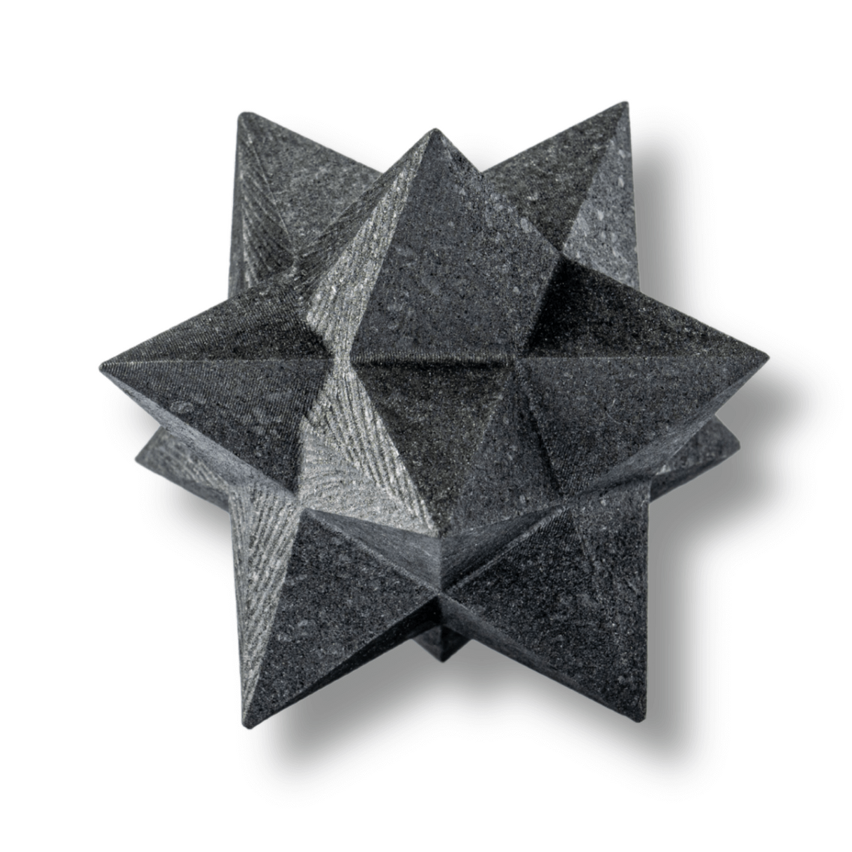 Merkaba din Shungit Natural 7.8 cm – Stea Sacra de Protectie Energetica si Armonie Interioara