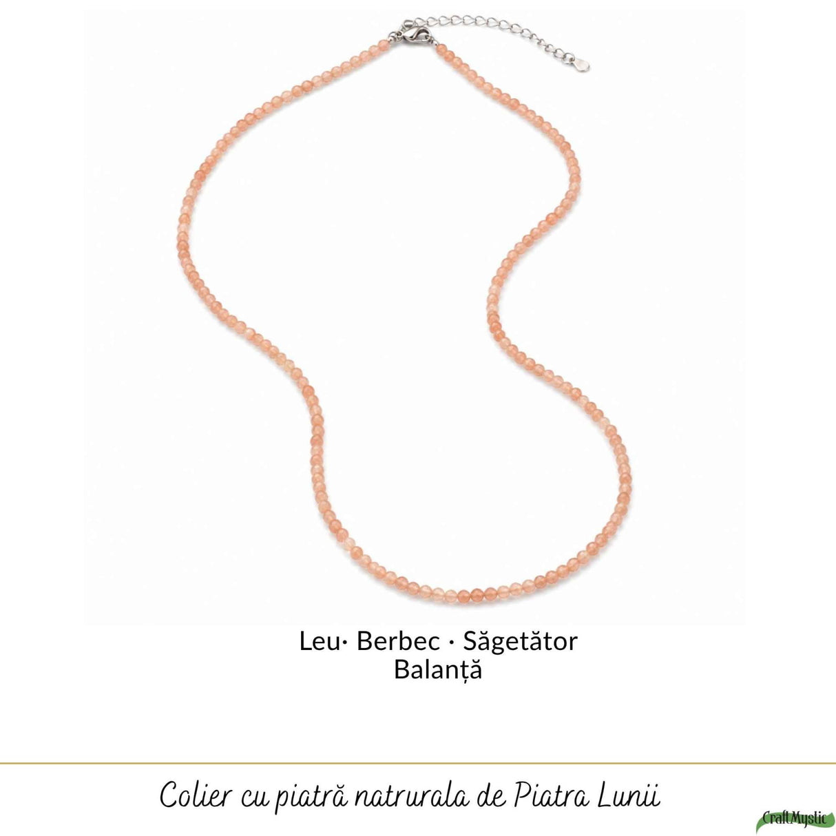 Colier Fin la Baza Gatului Tip Choker cu Piatra Soarelui Fatetata Rotunda 2 mm – Bucurie si Eleganta Naturala