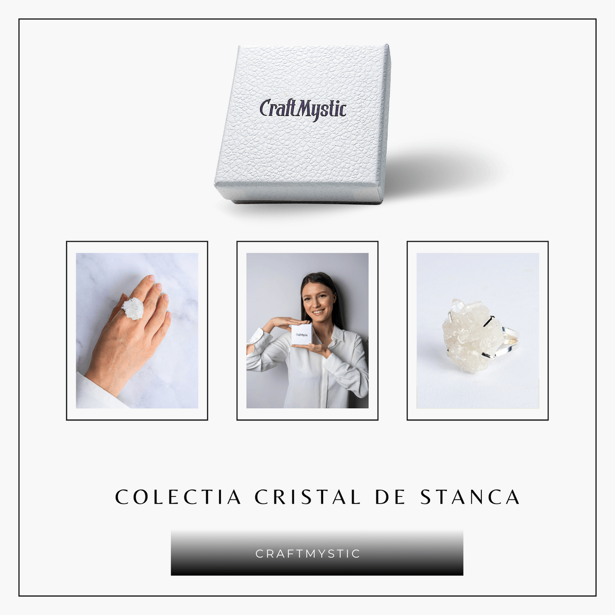 Inelul claritatii - Cristal de stanca pentru minte limpede si intentii pure