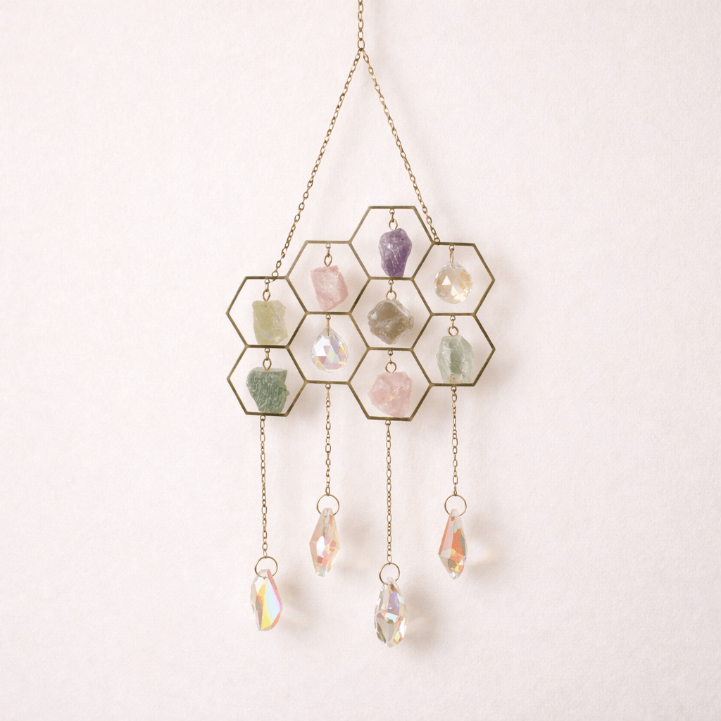 Dreamcatcher cu Pietre Naturale - Echilibru, Calm si Ritual Personal