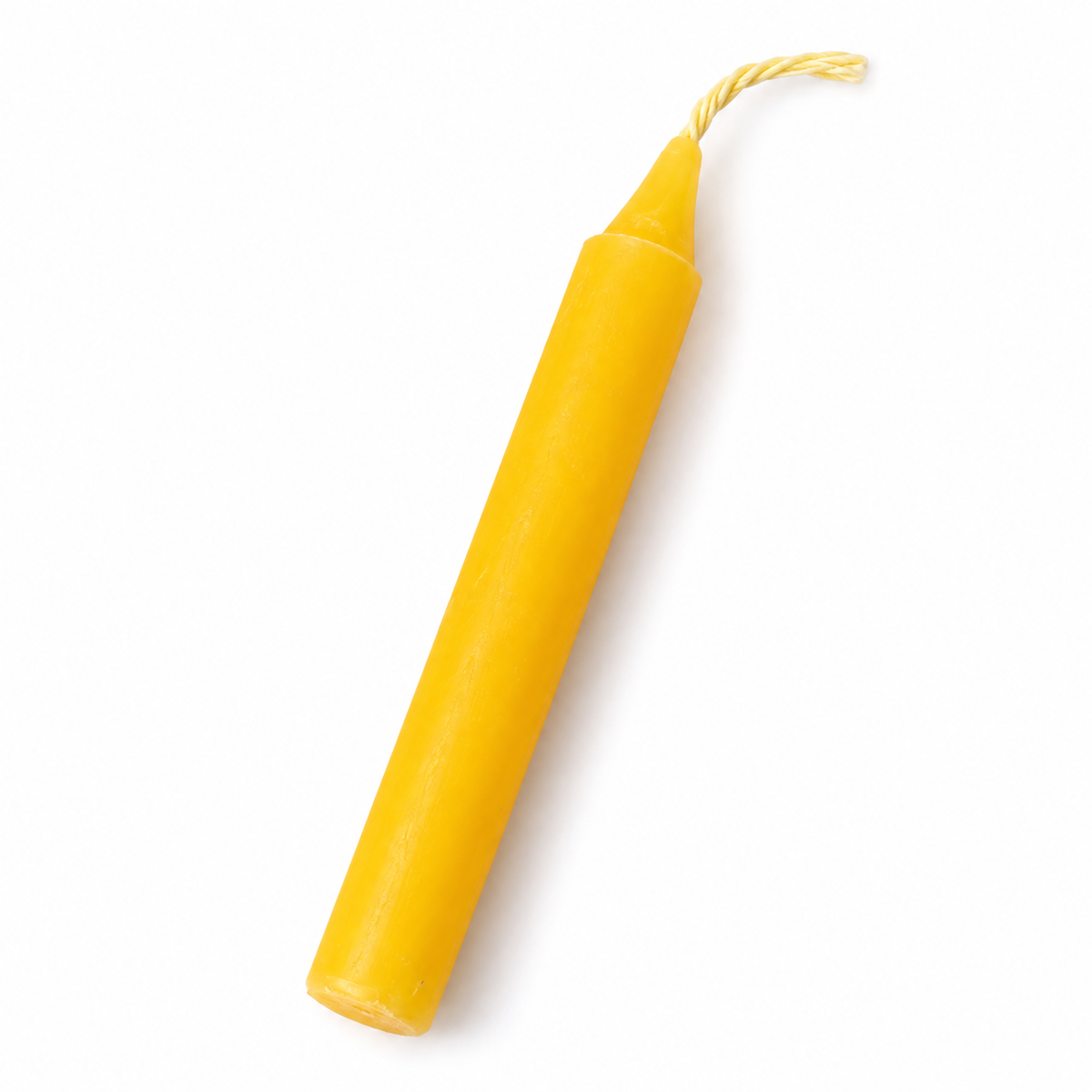 Lumânare Galbenă pentru Ritualuri și Intenții 10 cm - 1 Bucată