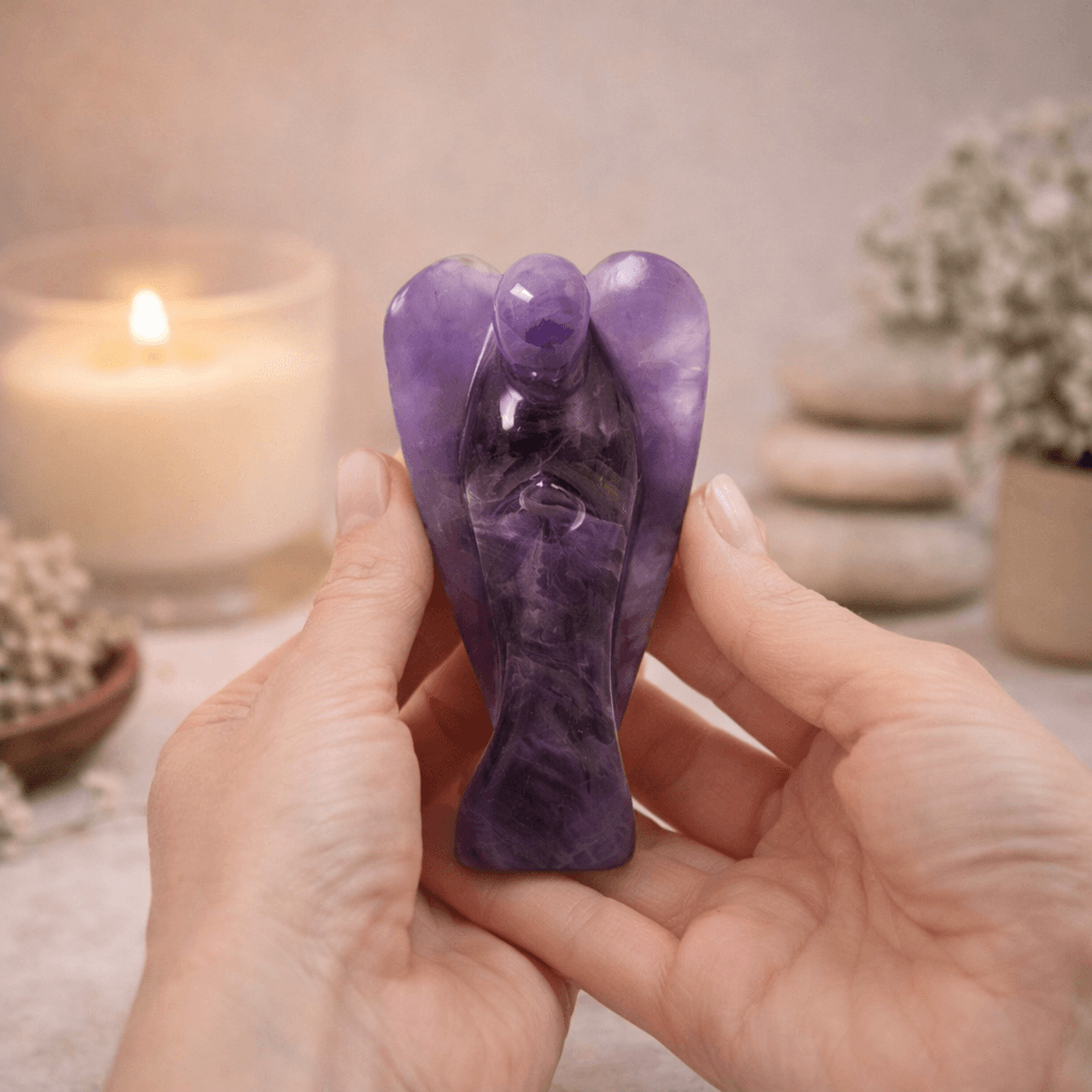 Inger din Ametist – Protectie Divina, Liniste Interioara si Claritate Spirituala