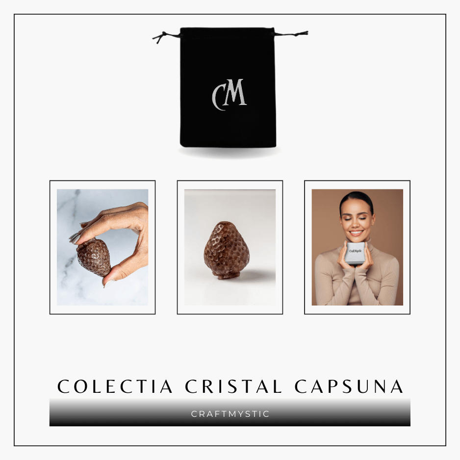 Figurina Cristal Capsuna - Atrage Dragostea si Echilibrul Emotional
