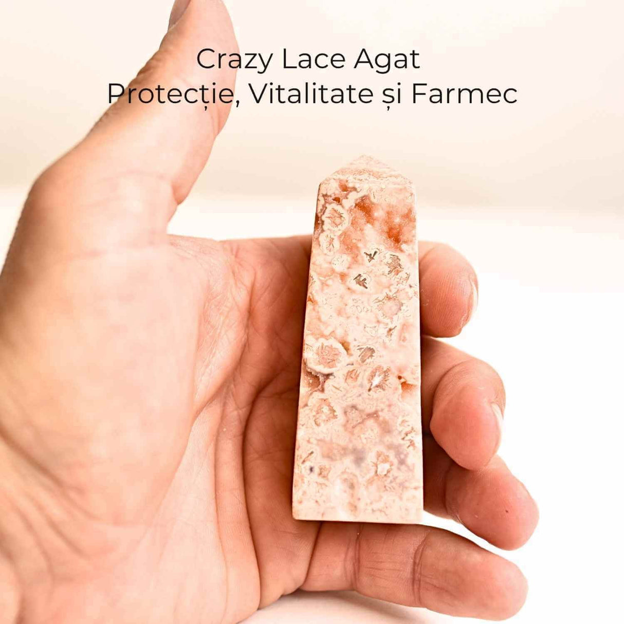 Turn din Agat Crazy Lace - Energie in forma pura
