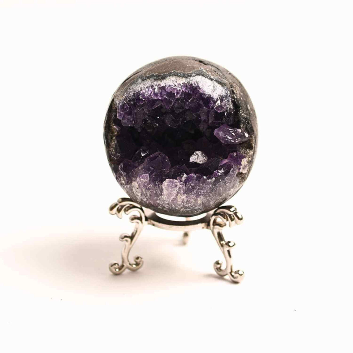 Sfera Cluster Ametist 6-8 cm - Energie Pozitiva si Relaxare