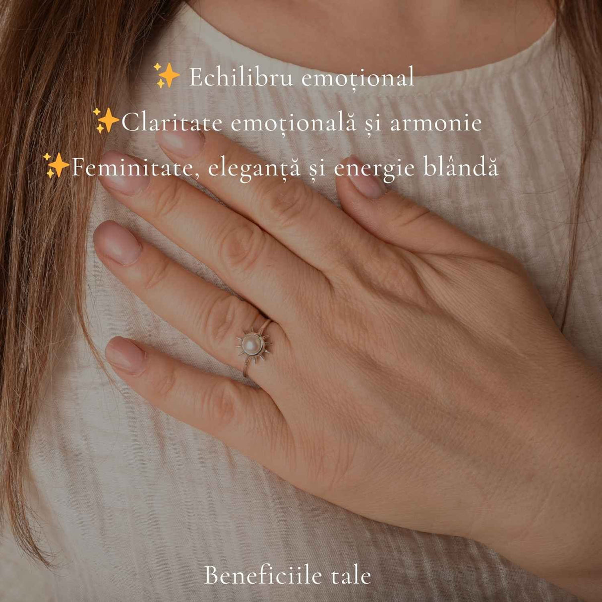 Inel Argint 925 cu Perla si Soare – Feminitate Luminoasa si Energie Pozitiva