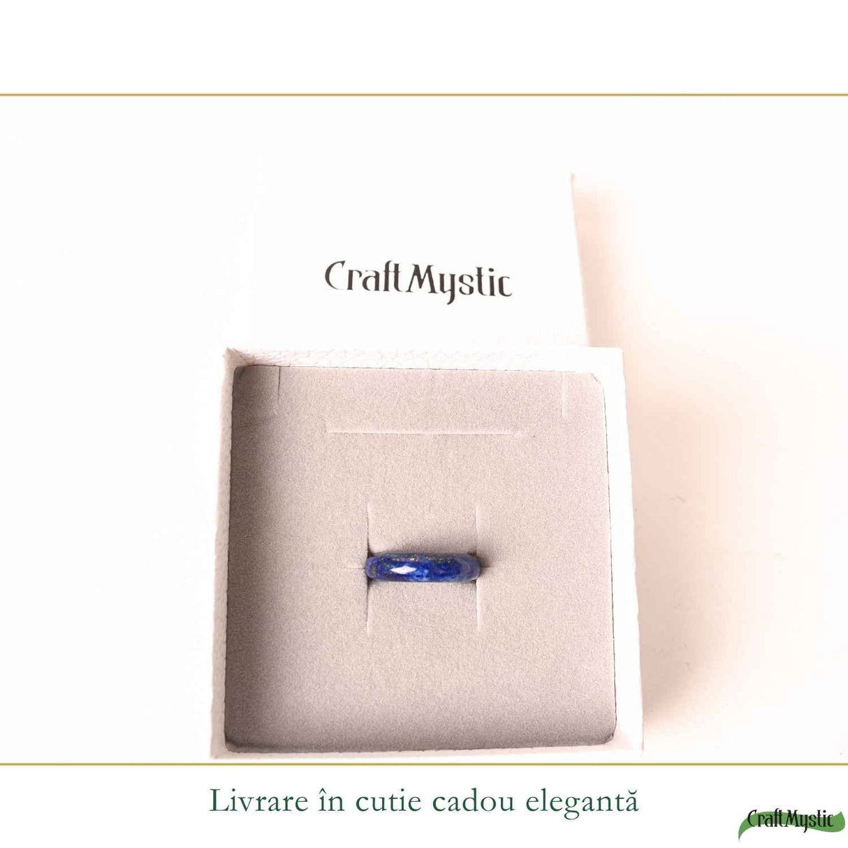 Inel cu Lapis Lazuli Natural turnat – Claritate Mentala si Comunicare Autentica