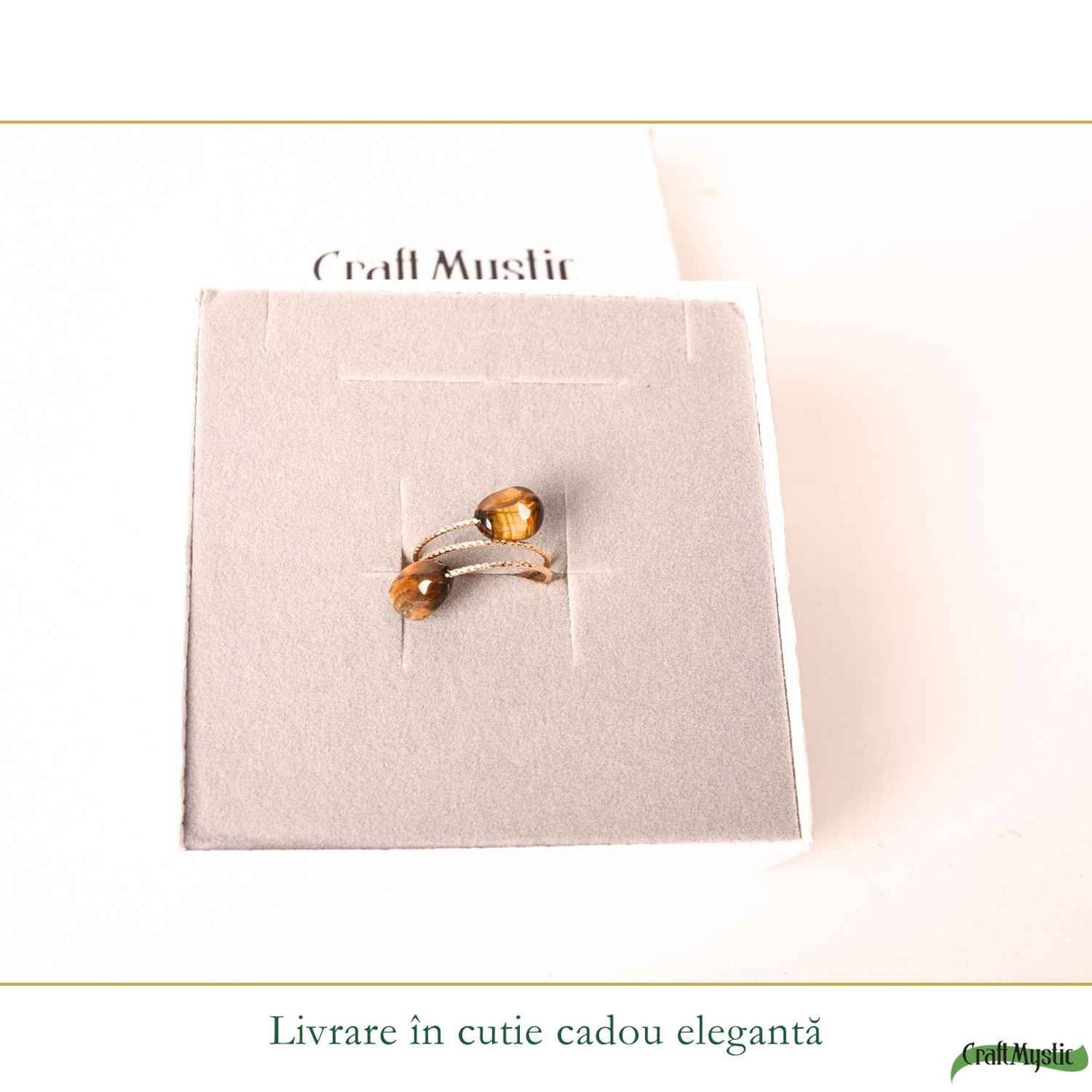 Inel cu Ochi de Tigru Natural si Cupru – Curaj, Incredere si Protectie