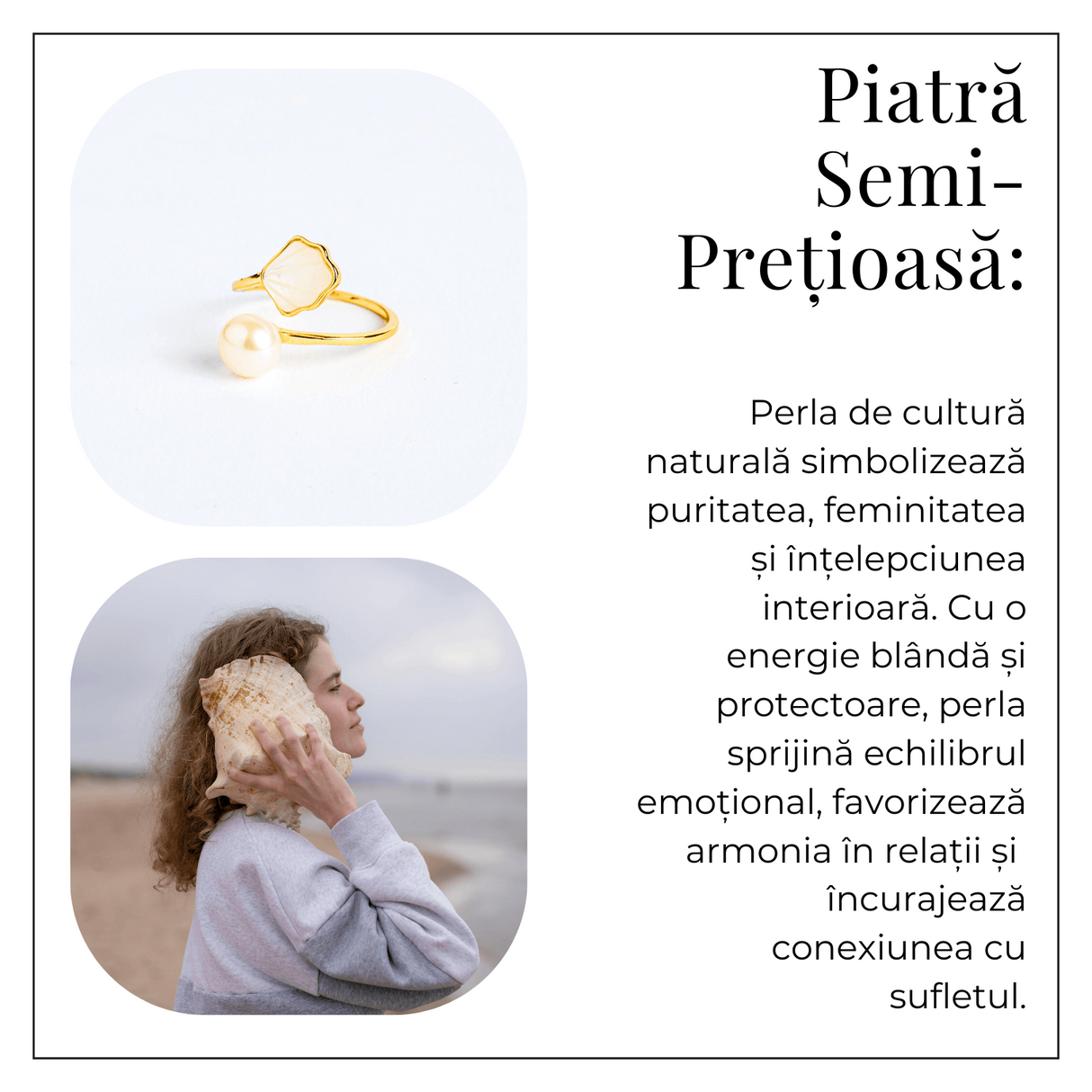 Esenta delicatetii - Bijuterie cu perla si sidef pentru un look rafinat