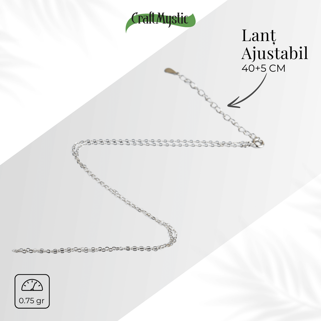 Lant reglabil pentru Bijuterii din Argint 925 - Stil Minimalist si Elegant