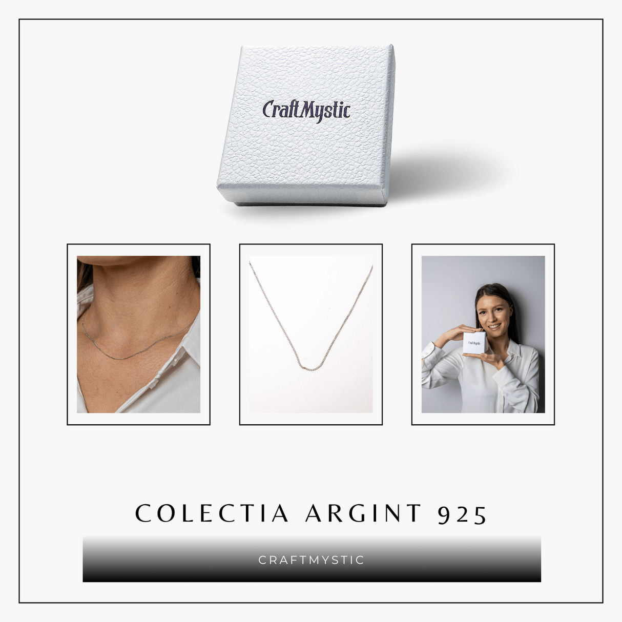 Lant din Argint 925 Reglabil - Eleganta Subtila si Versatilitate pentru Pandantive