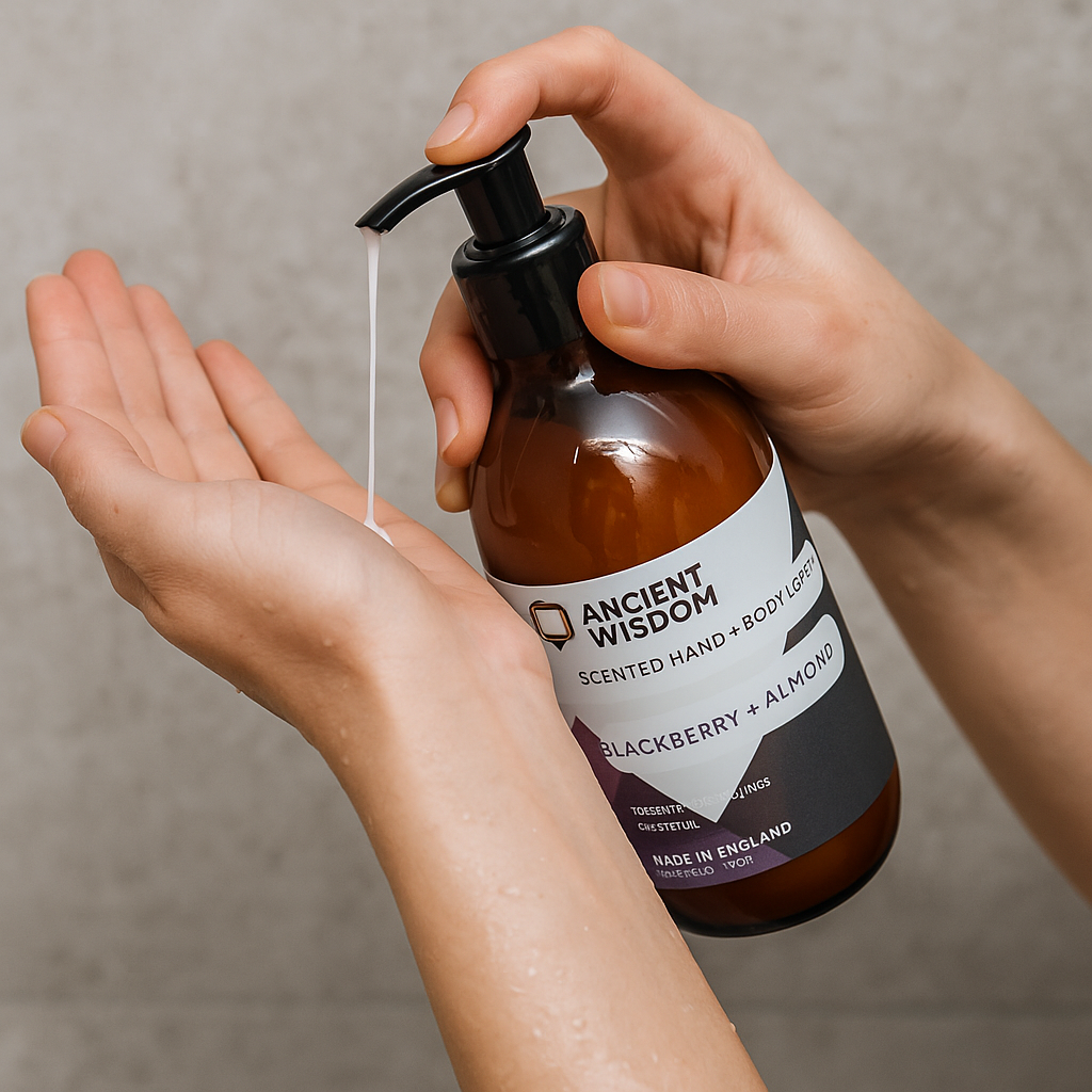 Lotiune Maini si Corp Vegan 300ml – Mure si Migdale