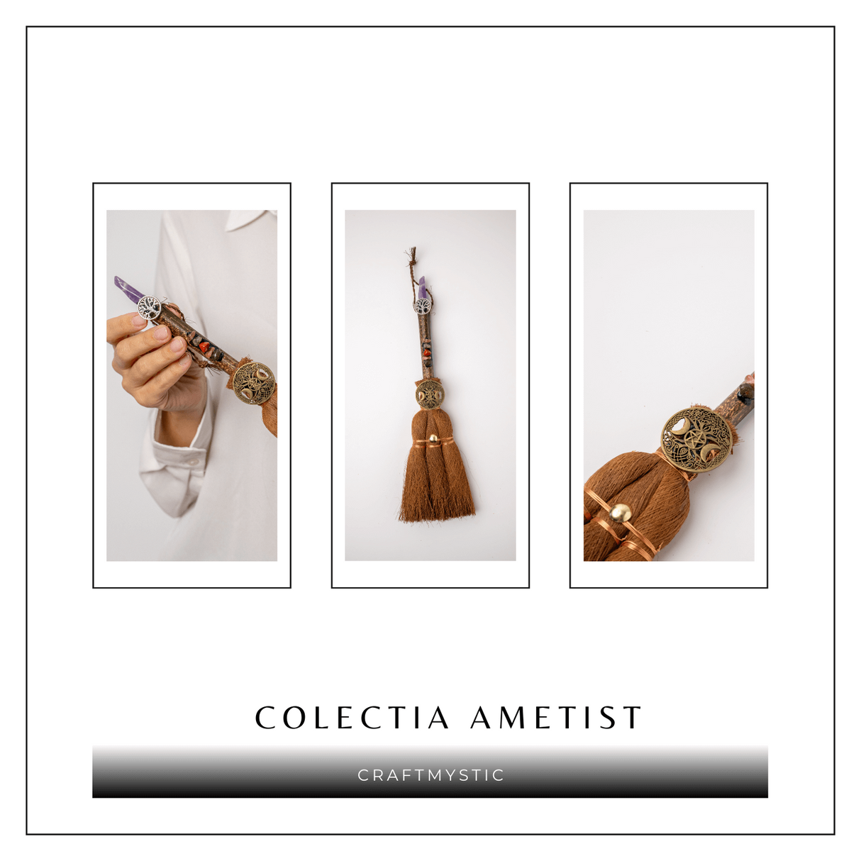 Maturica Energetica cu Ametist si Set Chakre – Purificare, Protectie si Armonie Sacra