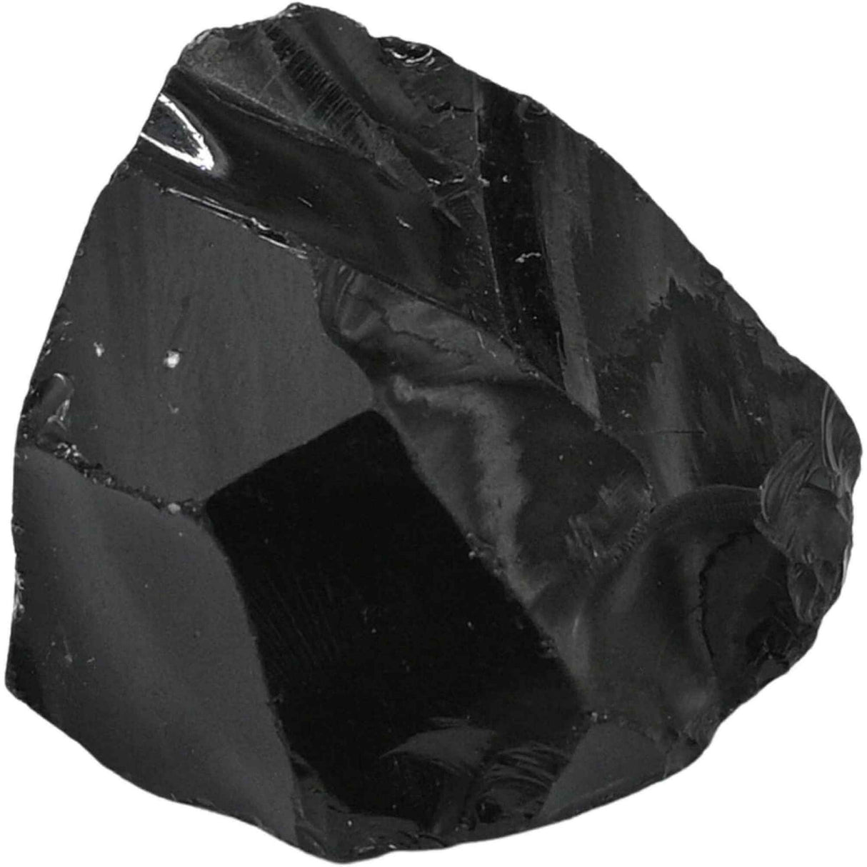 Cristal Obsidian Negru Natural Brut 4-5 cm: Pietre de Protectie si Echilibrare, Perfecte pentru Meditatie si Decor