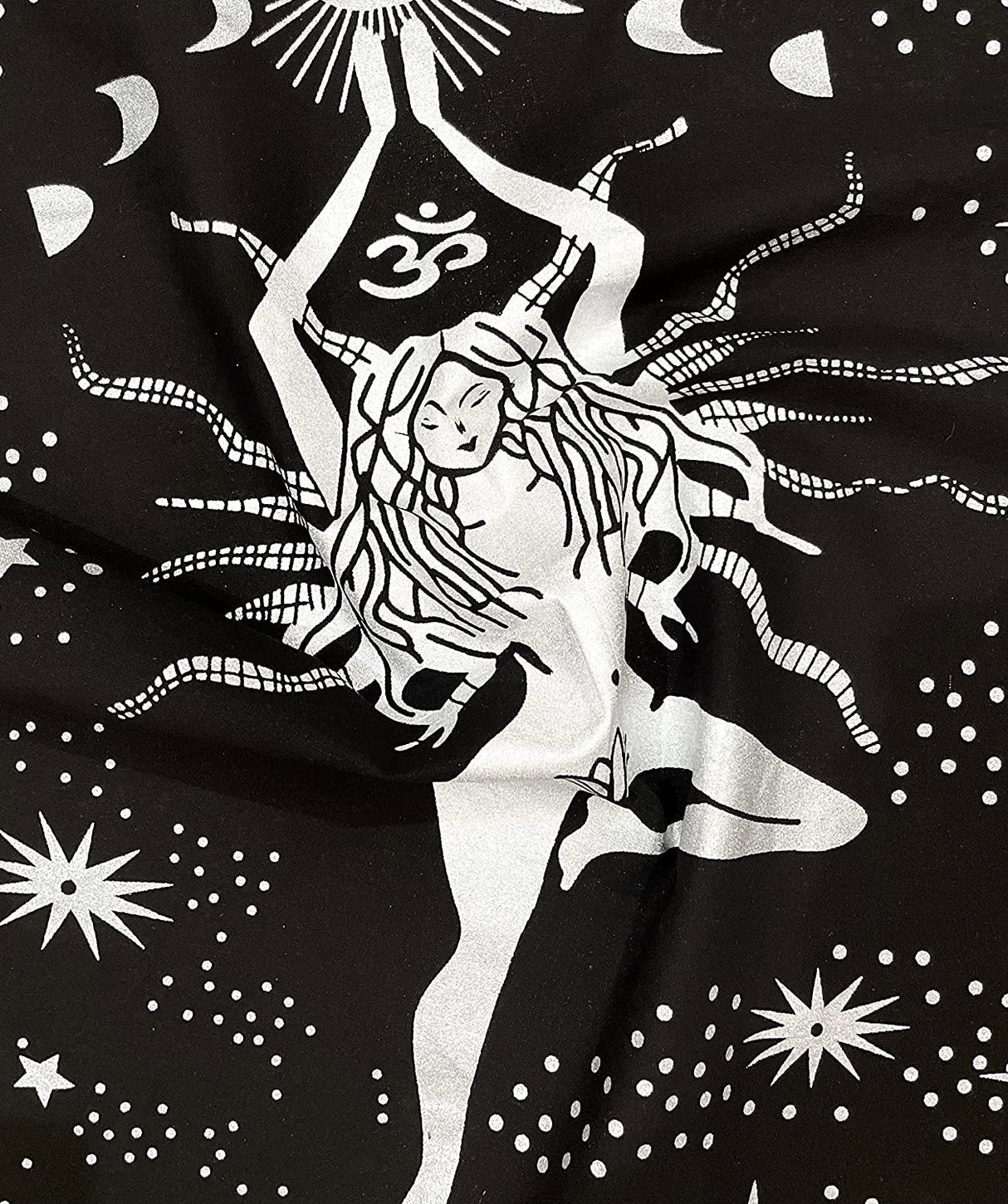 Panza Sacra pentru altar magic - Design Triple Goddess Natraj - Vrajitorie Tarot Wiccani Spiritualitate