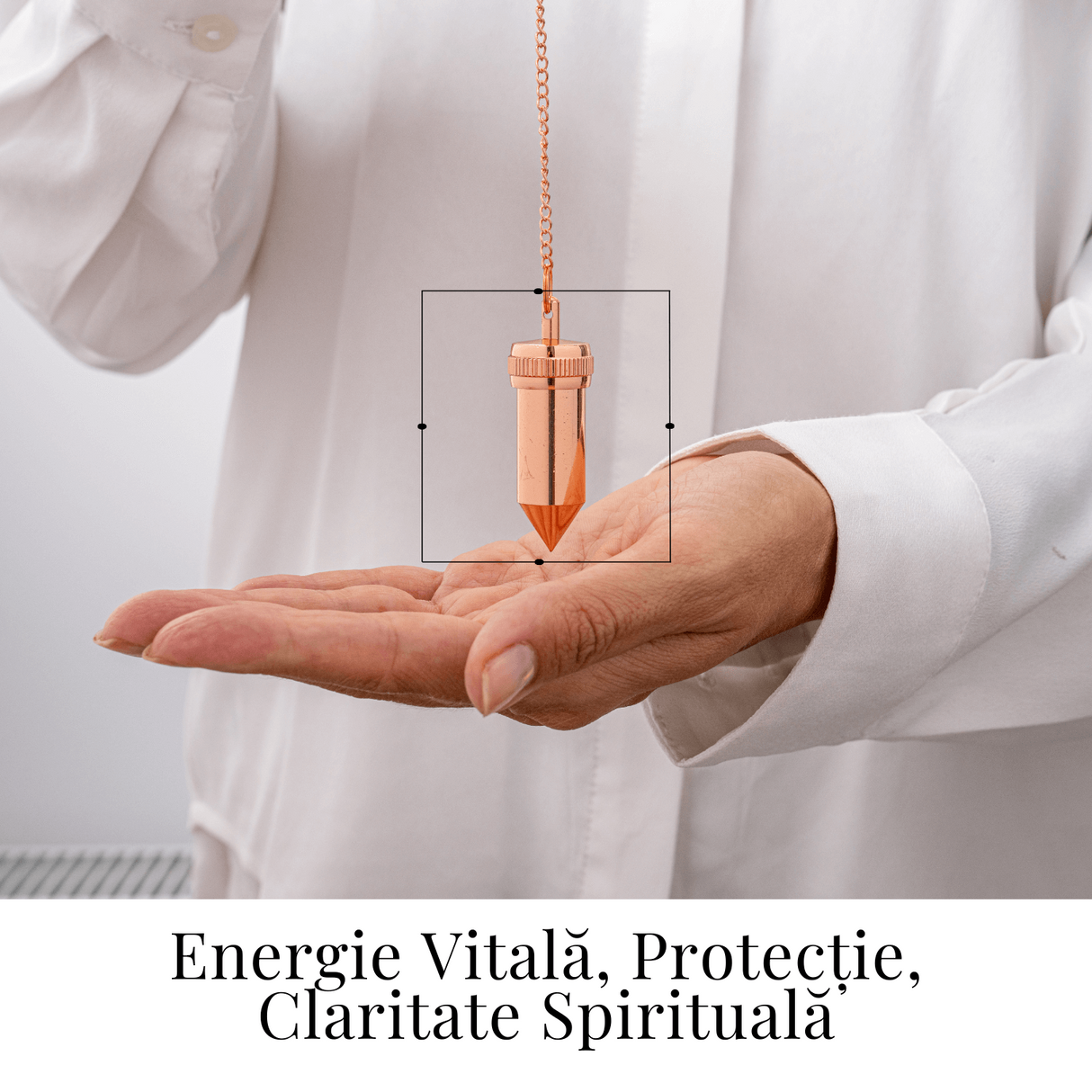 Pendul Cupru Hexagonal cu Filet - Protectie si Claritate Energetica